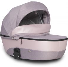 Детская коляска 2 в 1 Riko Nano Pro 03 Pearl Pink (розовая кожа – розовая ткань)